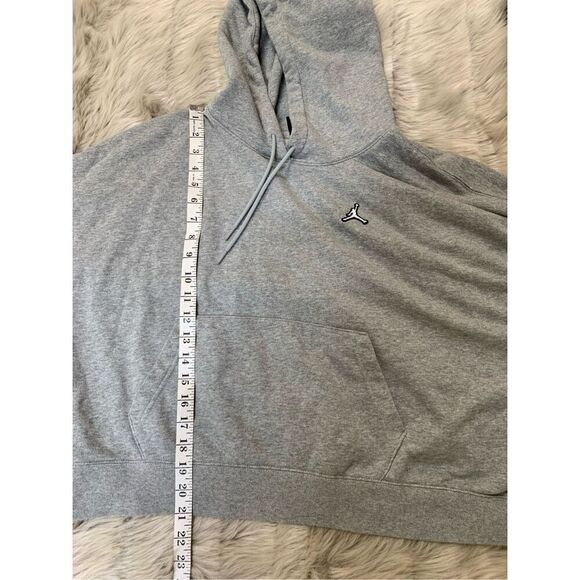 Nike Air Jordan Essentials Fleece Hoodie in Grey Women’s XL - Picture 11 of 11